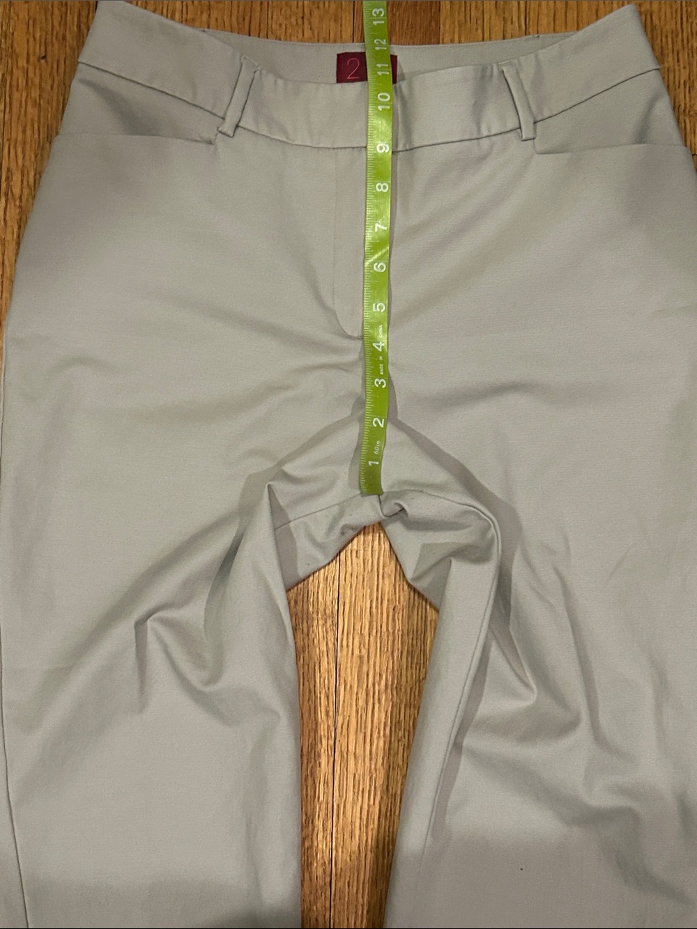 212 Collection Straight Leg Pants in Light Tan-Natural Fit Size 8 - Picture 6 of 11